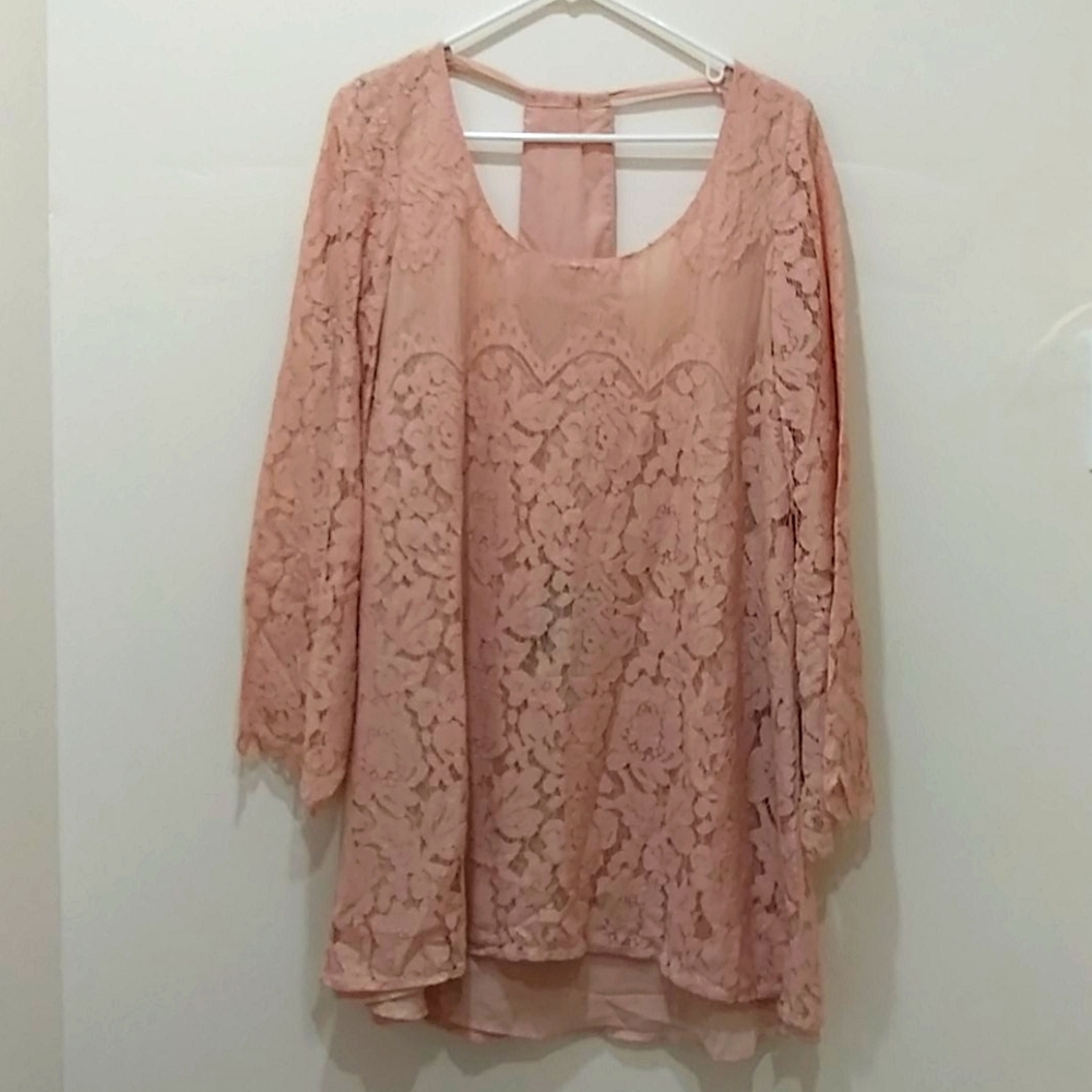 NWT Chaser Shift Lace Mini Dress